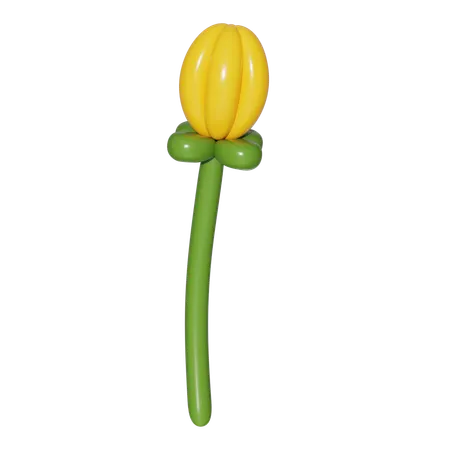 Flower Balloon  3D Icon