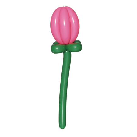 Flower Balloon  3D Icon
