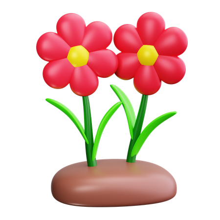 Flower Blossom  3D Icon