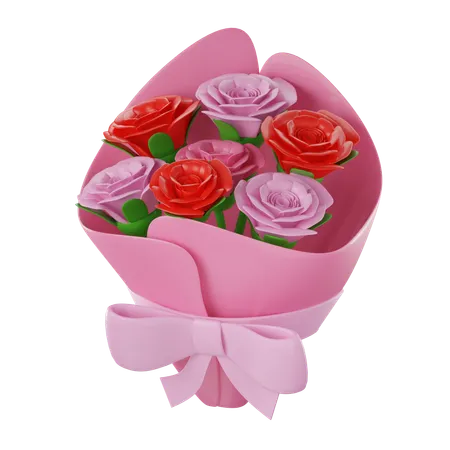 Flower Bouquet  3D Icon