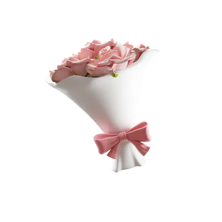 Flower Bouquet 3 D Icon 3D Icon