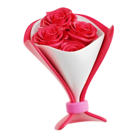 꽃다발  3D Icon