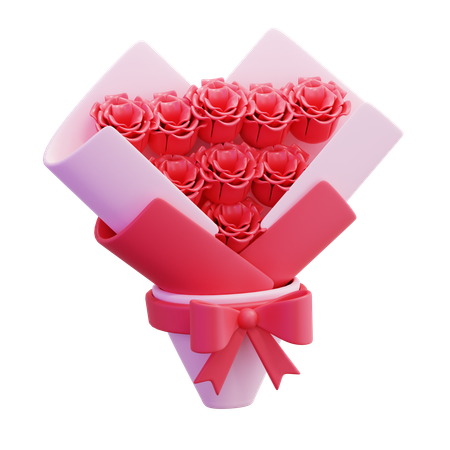 Flower Bouquet  3D Icon