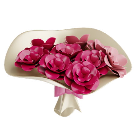 Flower Bouquet  3D Icon