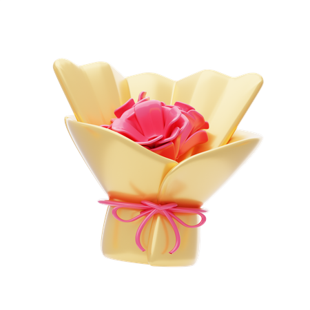 Flower Bouquet  3D Icon