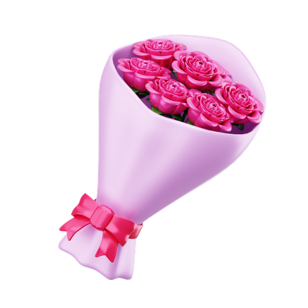 Flower Bouquet  3D Icon