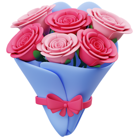 Flower Bouquet  3D Icon