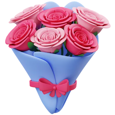 Flower Bouquet  3D Icon