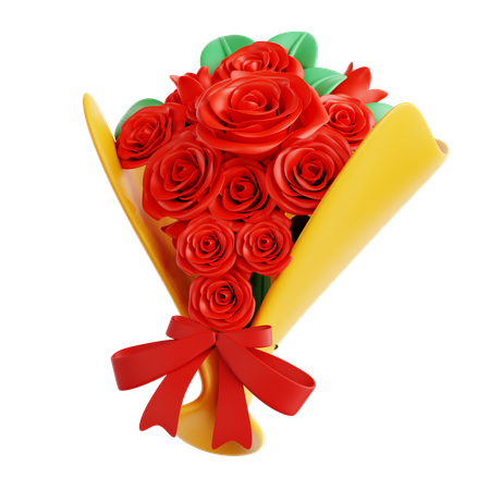 Flower Bouquet  3D Icon