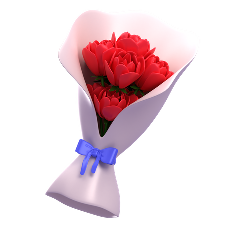 Flower Bouquet  3D Icon