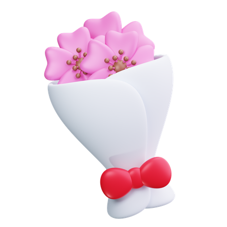 Flower Bouquet  3D Icon