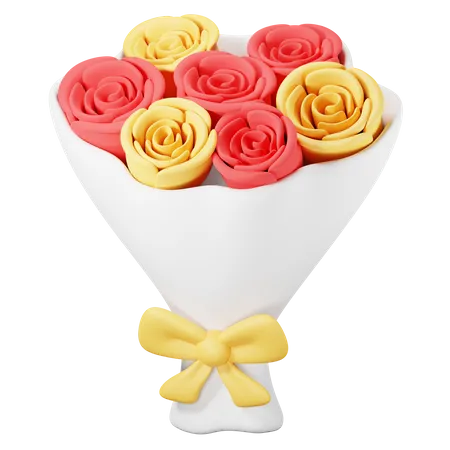 Flower Bouquet  3D Icon