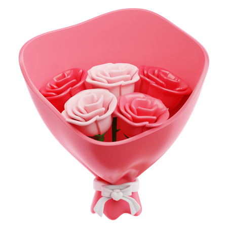 Flower Bouquet  3D Icon