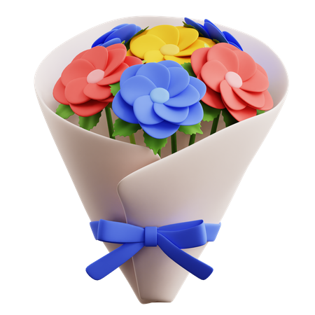 Flower Bouquet  3D Icon