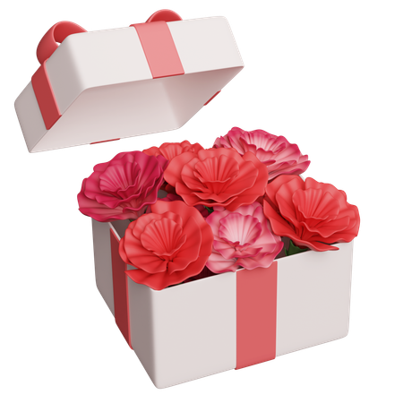 Flower Box  3D Icon