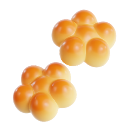 Flower Bread  3D Icon