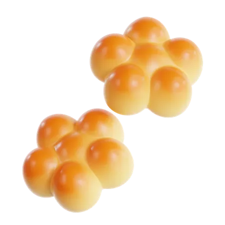 Flower Bread  3D Icon