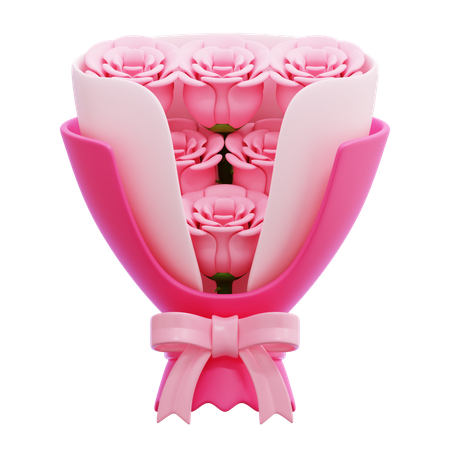 花バケツ  3D Icon