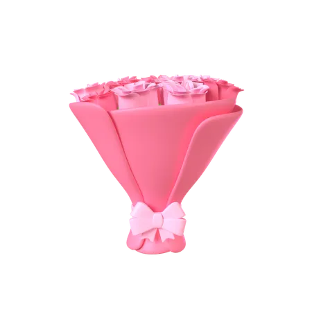 Flower Bucket  3D Icon