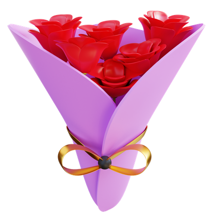 Flower Bucket  3D Icon