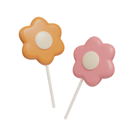 Flower Candy  3D Icon