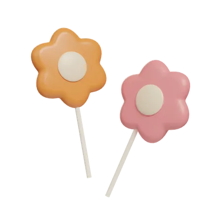 Flower Candy  3D Icon