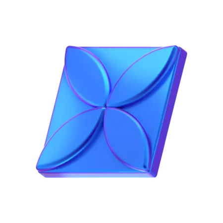 Flower Cube Abstract Shape  3D Icon