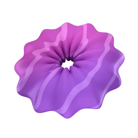 Flower Donut  3D Icon