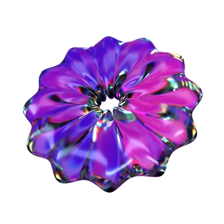 Flower Donut  3D Icon