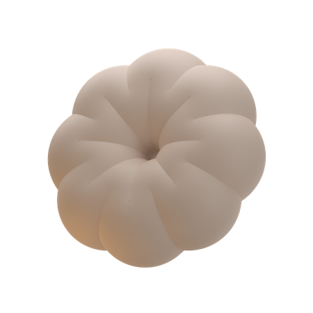 Flower Donut Abstract Shape  3D Icon