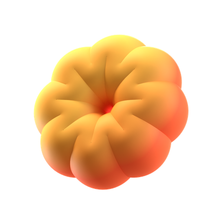 Flower Donut Abstract Shape  3D Icon