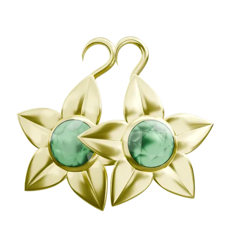 Flower Earrings  3D Icon