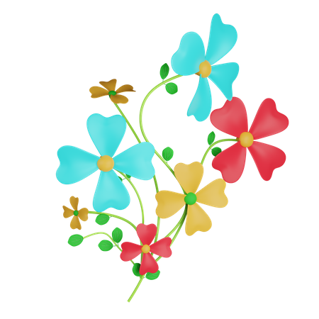 Flower Floral  3D Icon
