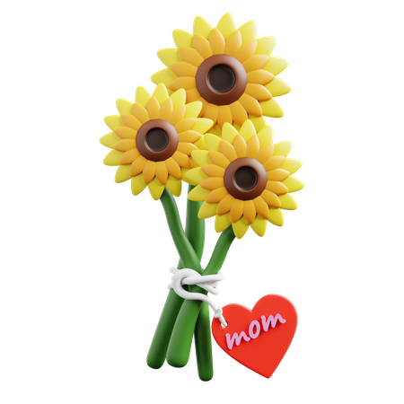 Flower For Mother  3D Icon