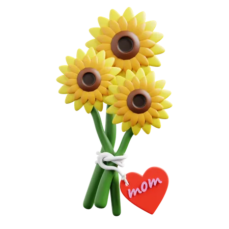 Flower For Mother  3D Icon