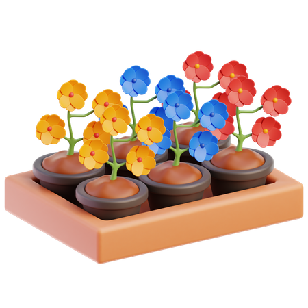 Flower Garden  3D Icon