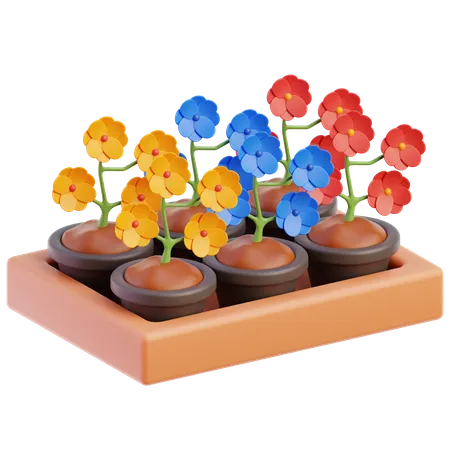 Flower Garden  3D Icon