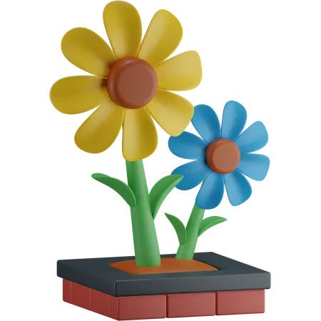 Flower Garden  3D Icon