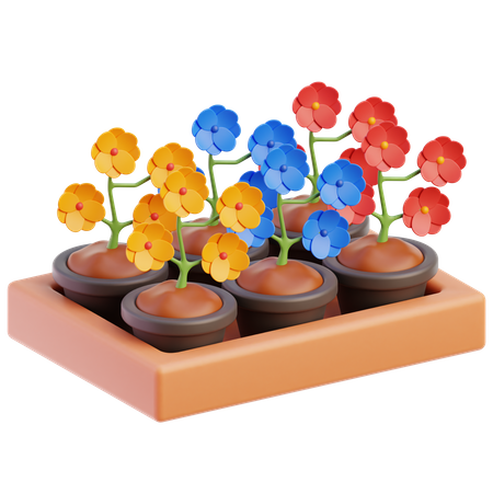 Flower Garden  3D Icon