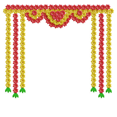 Flower Garland  3D Icon