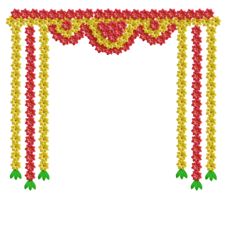 Flower Garland  3D Icon