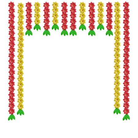 Flower Garland  3D Icon