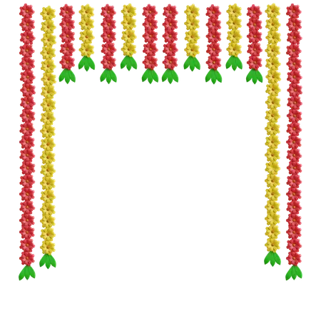 Flower Garland  3D Icon