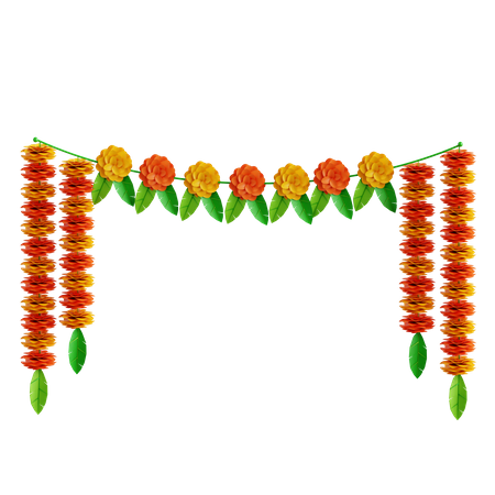 Flower Garland  3D Icon