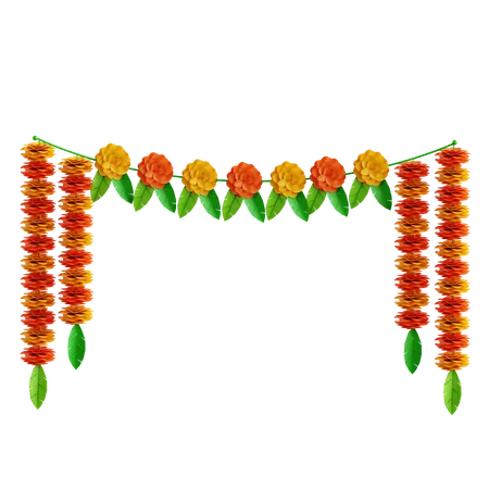Flower Garland  3D Icon