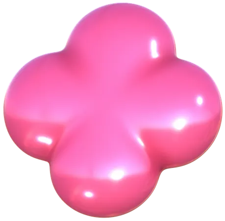 Flower Geometric Harmony Abstract Shape  3D Icon