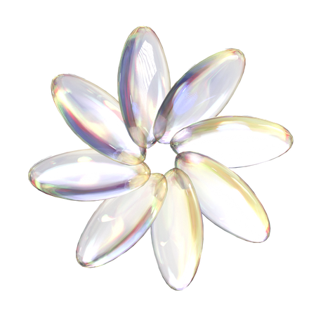 Flower Glass  3D Icon