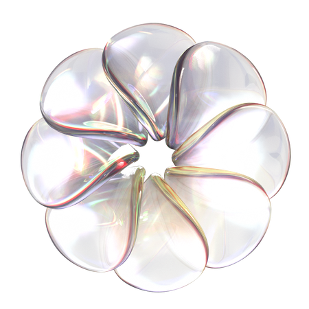 Flower Glass  3D Icon
