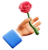 Flower Holding Hand Gestures