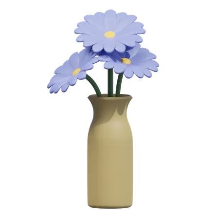 Flower in a Vase  3D Icon